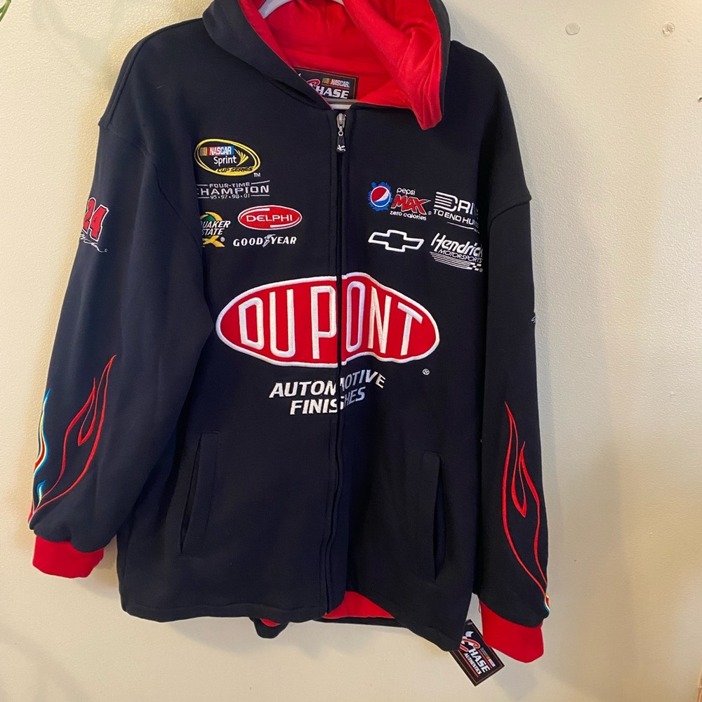 BNWT Nascar Chase Authentics Zip Up Racing Hoodie